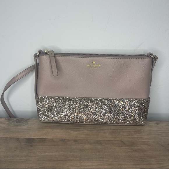Kate Spade Greta Court Ramsey Crossbody Beige/Cityscape - Picture 1 of 9